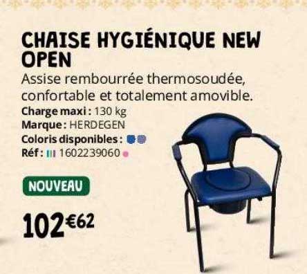 chaise hygiénique new open herdegen