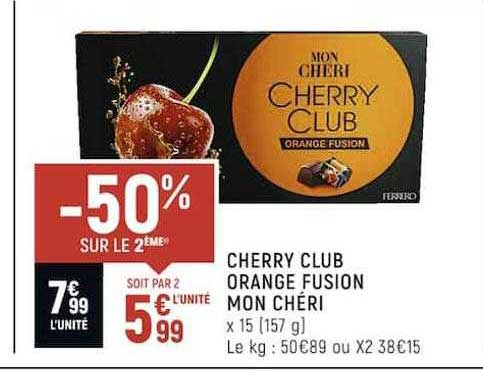 Cherry Club Orange Fusion Mon Chéri