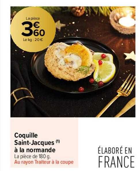 coquille saint-jacques à la normande