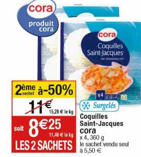 coquilles saint-jacques cora