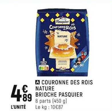 couronne des rois nature brioche pasquier
