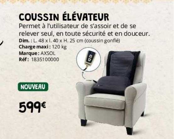 coussin élévateur axsol