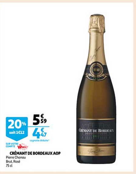 crémant de bordeaux aop pierre chanau