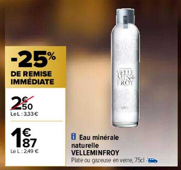 eau minérale naturelle velleminfroy