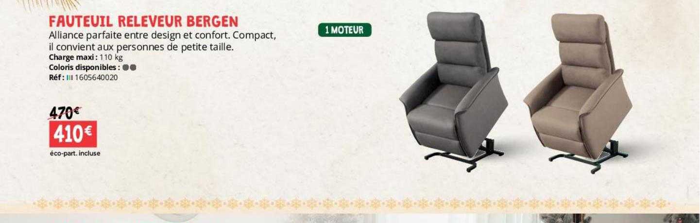 fauteuil releveur bergen