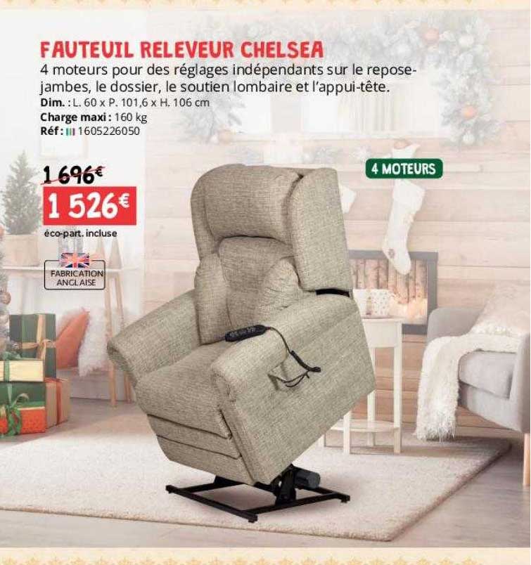 fauteuil releveur chelsea