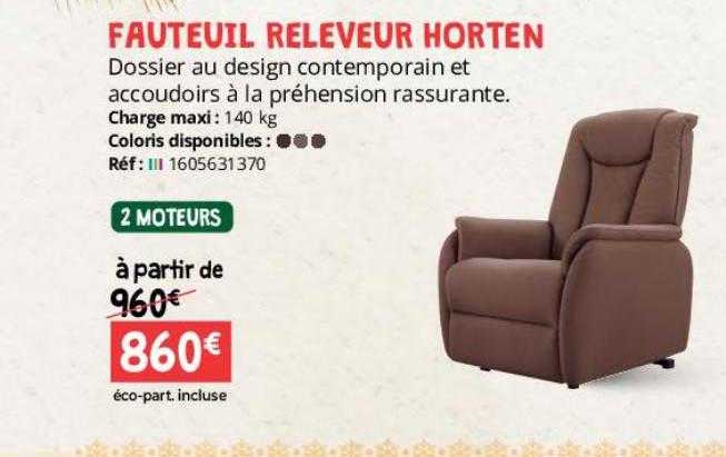 fauteuil releveur horten
