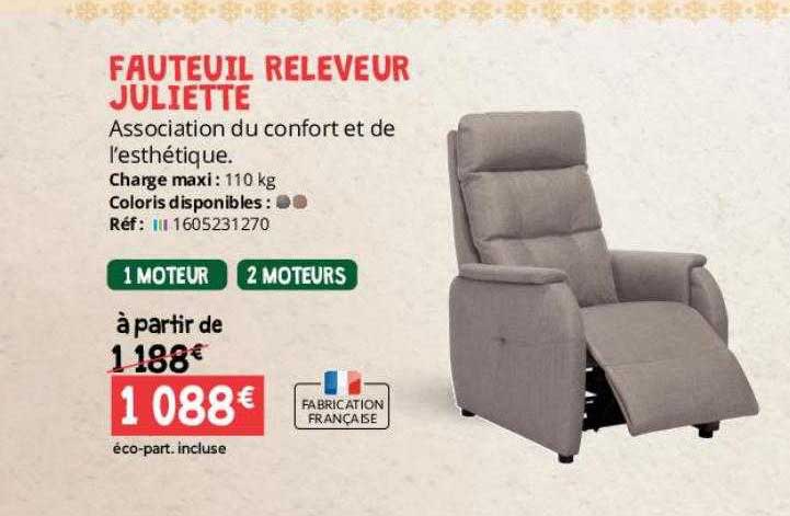 fauteuil releveur juliette