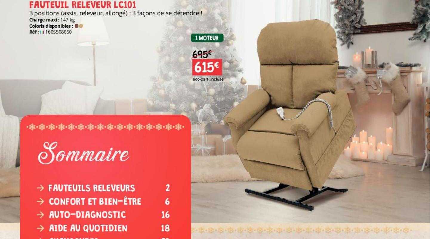 fauteuil releveur lc101