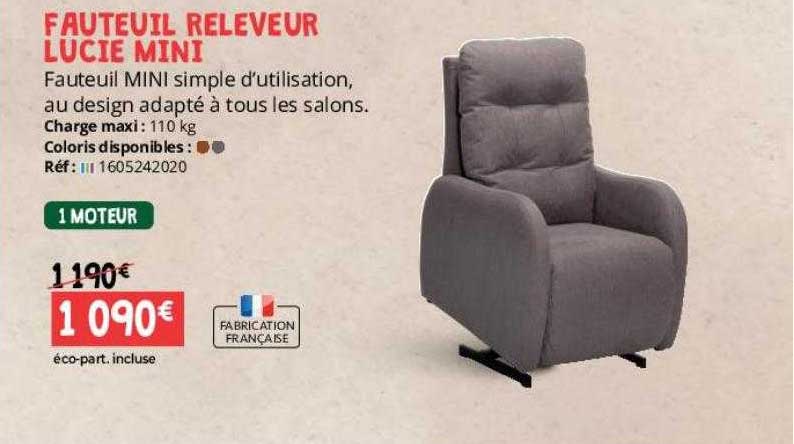 fauteuil releveur lucie mini