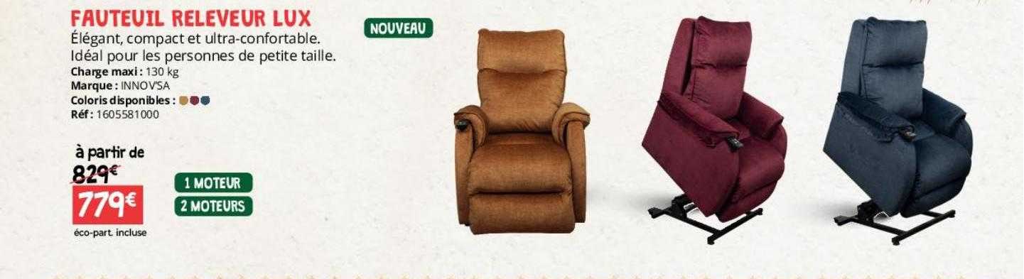 fauteuil releveur lux innov'sa