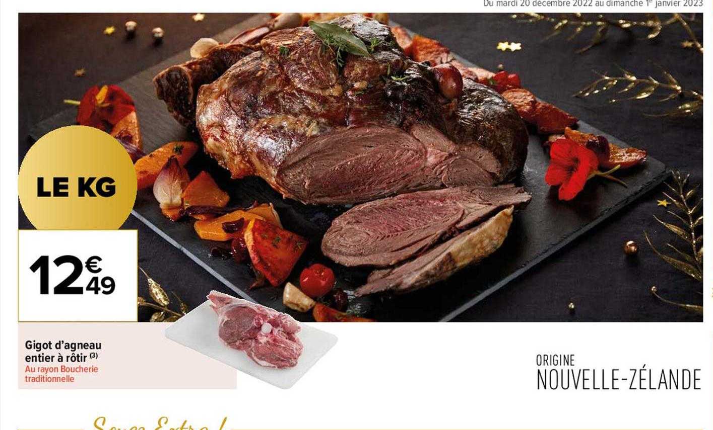 gigot d'agneau entier à rôtir