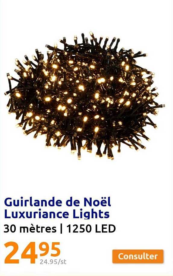 Gruilande De Noël Luxuriance Lights