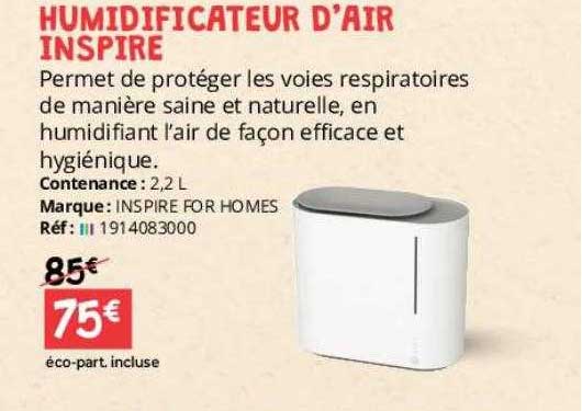 humidificateur d'air inspire for homes
