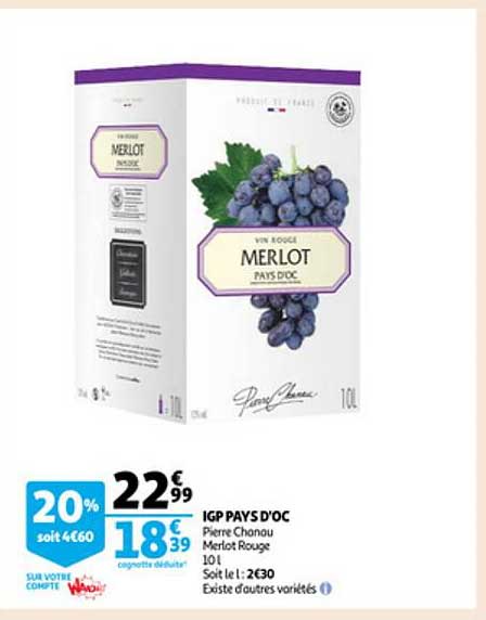 igp pays d'oc pierre chanau