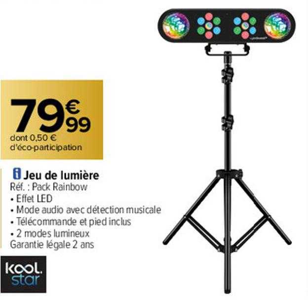 jeu de lumière kool star