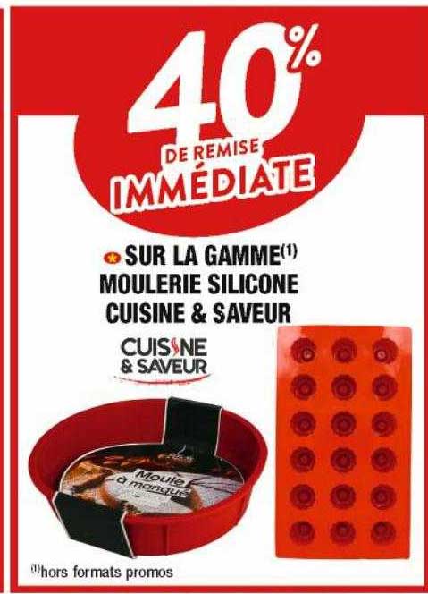la gamme moulerie silicone cuisine & saveur