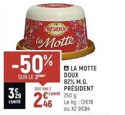 la motte doux 82% m.g. président