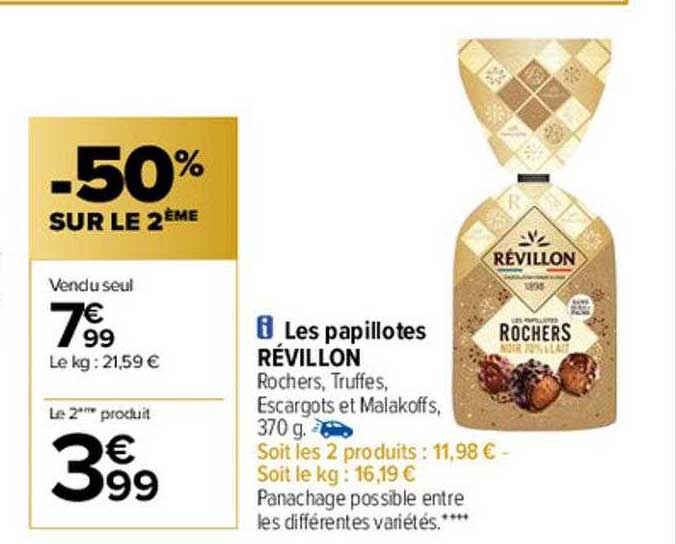 les papillotes révillon