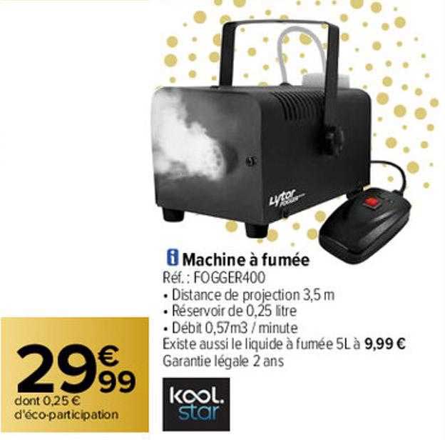 machine à fumée kool star