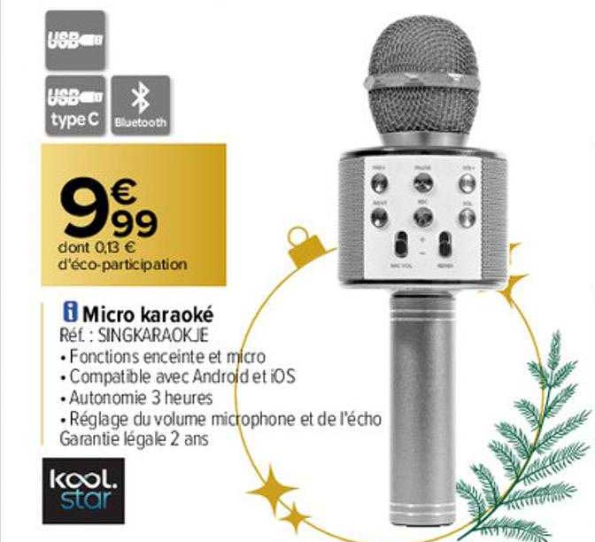 micro karaoké kool star