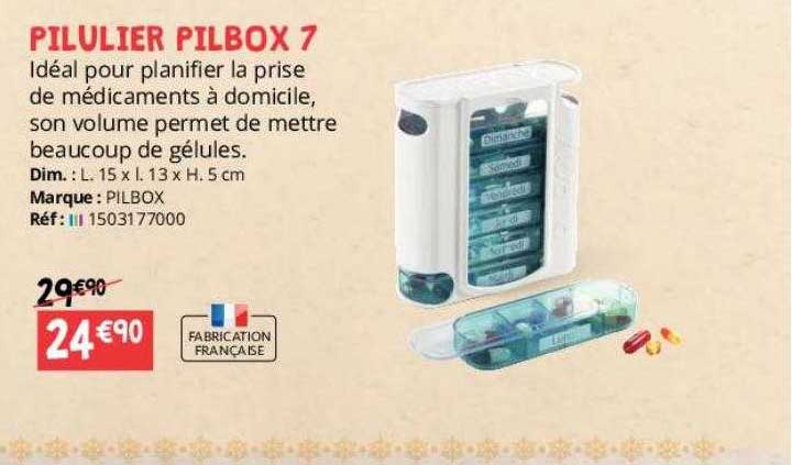 pilulier pilbox 7