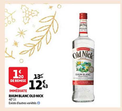 rhum blanc old nick