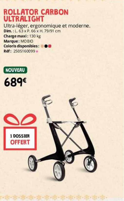 rollator carbon ultralight mobio
