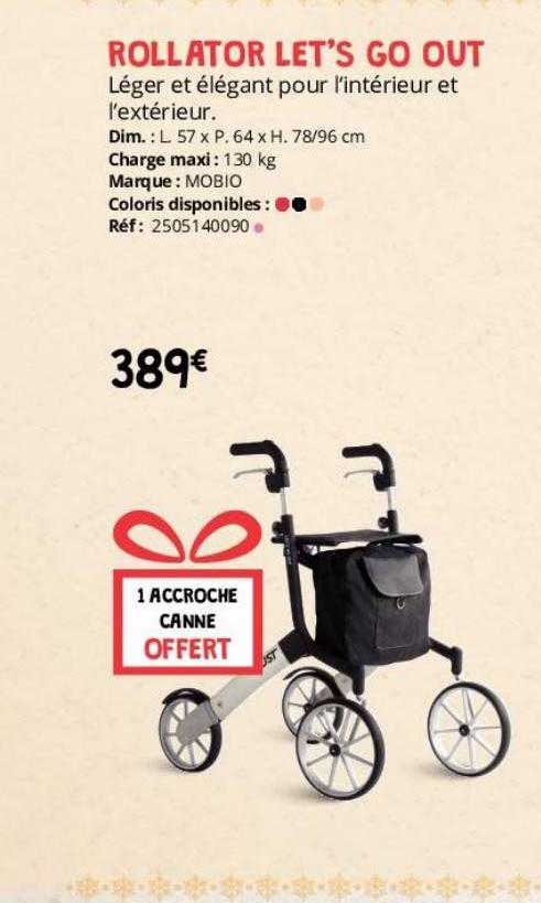 rollator let's go out mobio