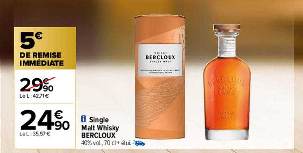 single malt whisky bercloux