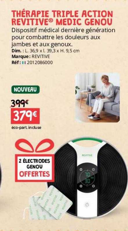 Thérapie Triple Action Revitive Medic Genou
