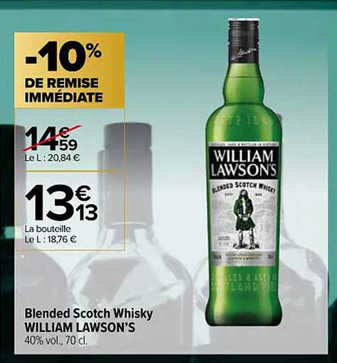 blended scotch whisky william lawson's