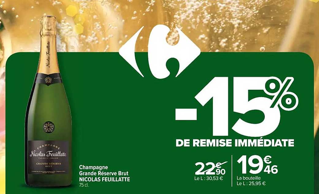 champagne grande réserve brut nicolas feuillatte