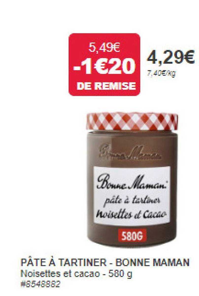 pâte à tartiner - bonne maman