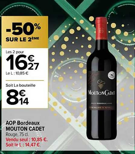 aop bordeaux mouton cadet