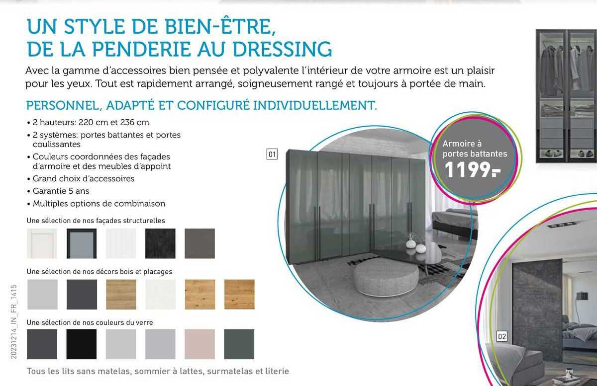 armoire à portes battantes