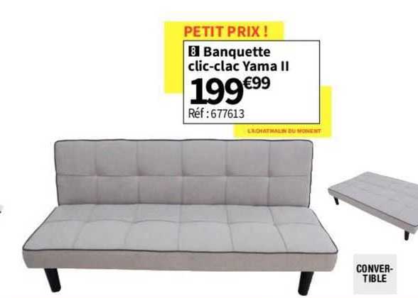 Banquette Clic-clac Yama II