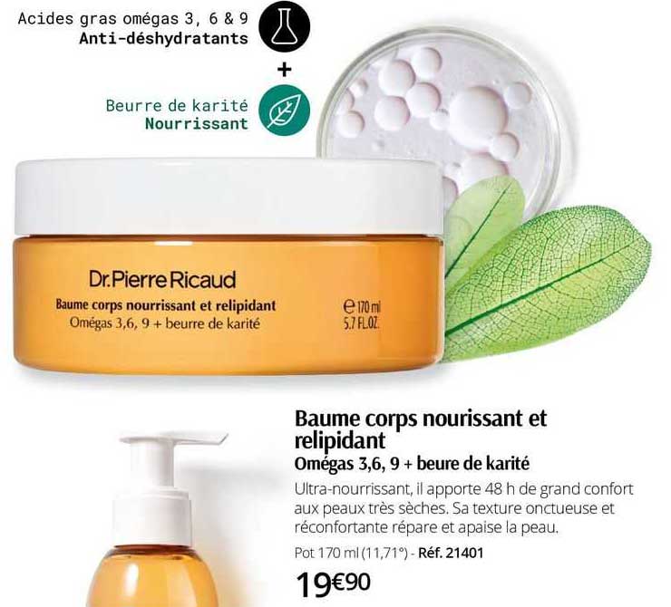baume corps nourissant et relipidant dr. pierre ricaud