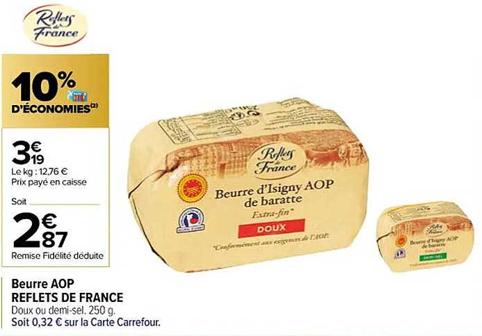 Beurre Aop Reflets De France