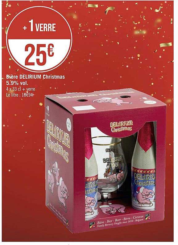 bièr delirium christmas 5.9% vol.