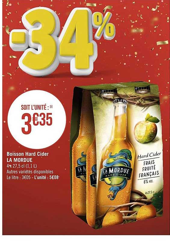 boisson hard cider la mordue