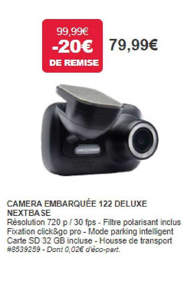 caméra embarquée 122 deluxe nextbase