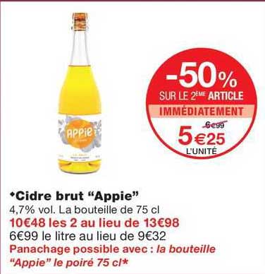 Cidre Brut "appie"