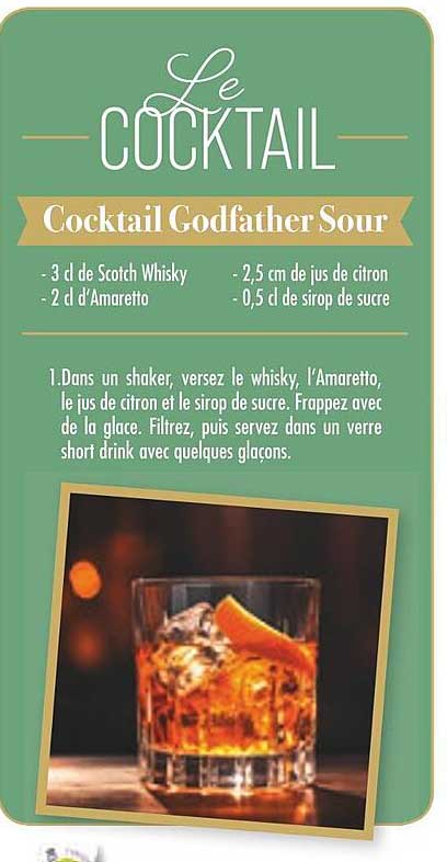 cocktail godfather sour
