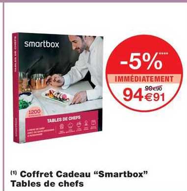 Coffret Cadeau "smartbox" Tables De Chefs