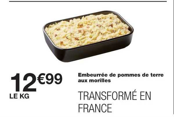 embeurrée de pommes de terre aux morilles