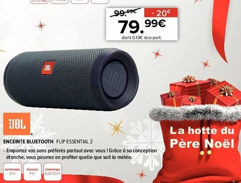 enceinte bluetooth flip essential 2 jbl