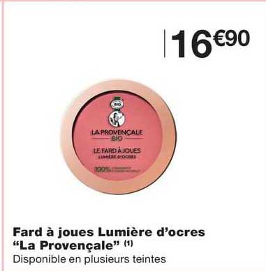 fard à joues lumière d'ocres "la provençale"