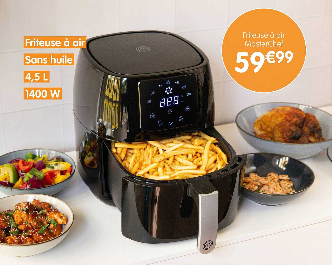 friteuse à air masterChef