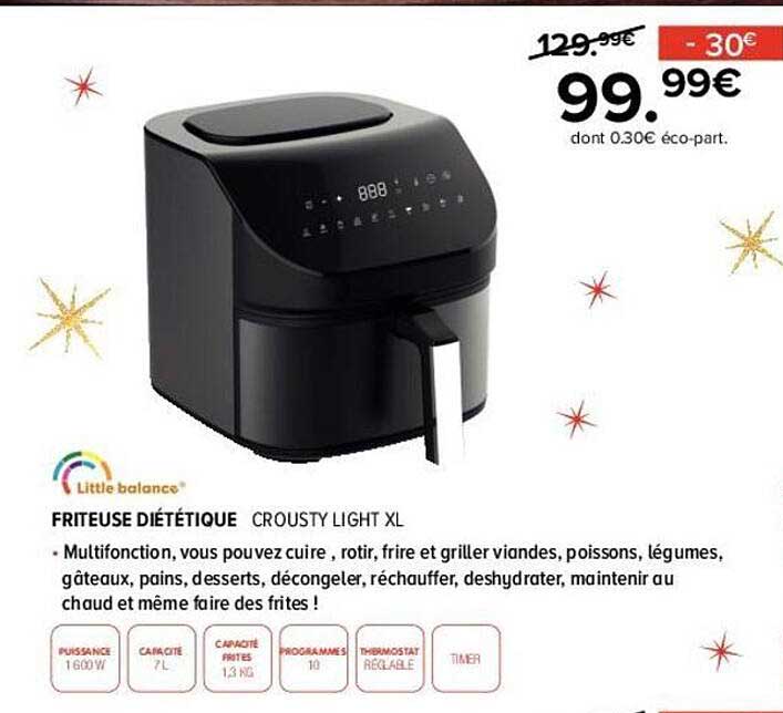 friteuse diététique little balance